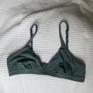skims cotton triangle bra